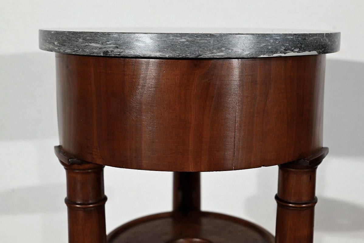 Small Pedestal Table Called "Athenian" In Red Cherry, Empire Period, Early 19th Century photo 3543.2