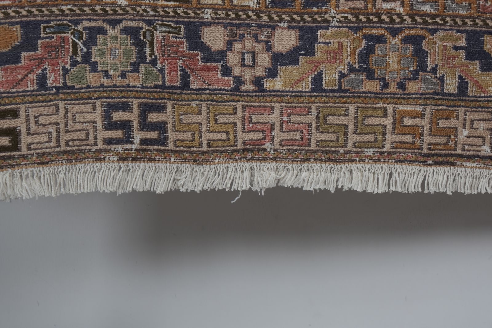 photo for sale Distressed Turkish Animal Soumac Kilim Rug 3'8'' X 6'8''