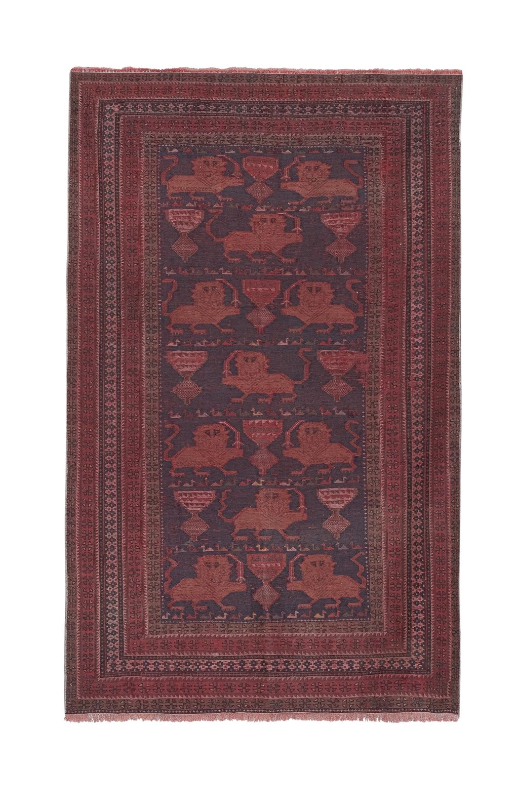 Vintage Animal Soumac Rug 3'10'' X 6'2''