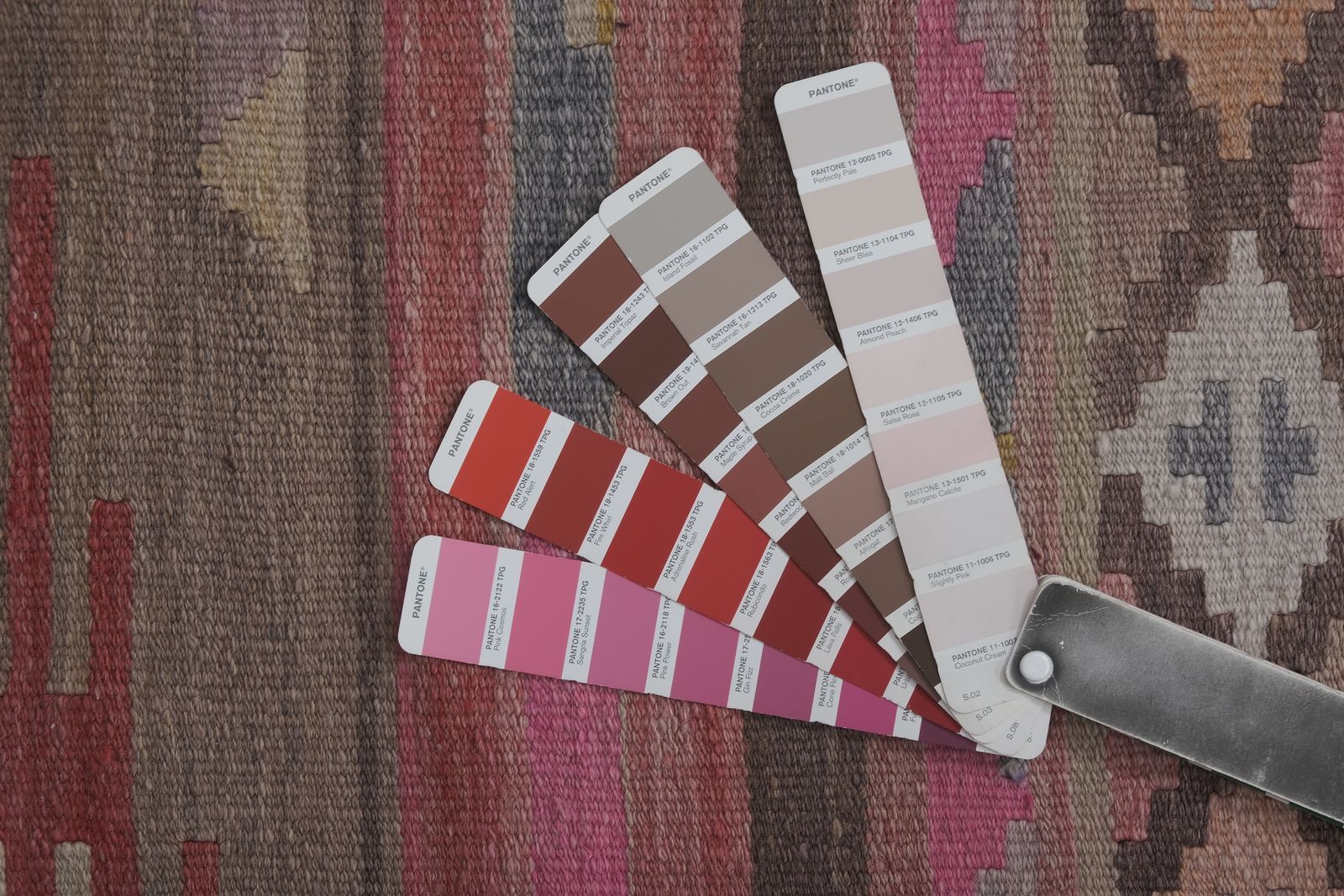 Textiles Vintage Turkish Kilim Stair Runner 2'6'' X 20'11'' photo