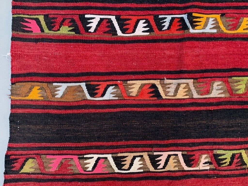 Medium Vintage Turkish Kilim Rug 178x107 Cm Wool Kelim photo vintage