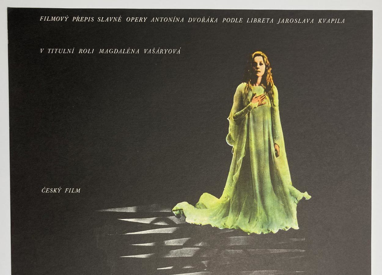 Original Film Poster, Rusalka, Dimitrij Kadrnožka, 1977, Genuine Czech Vintage Print photo for sale