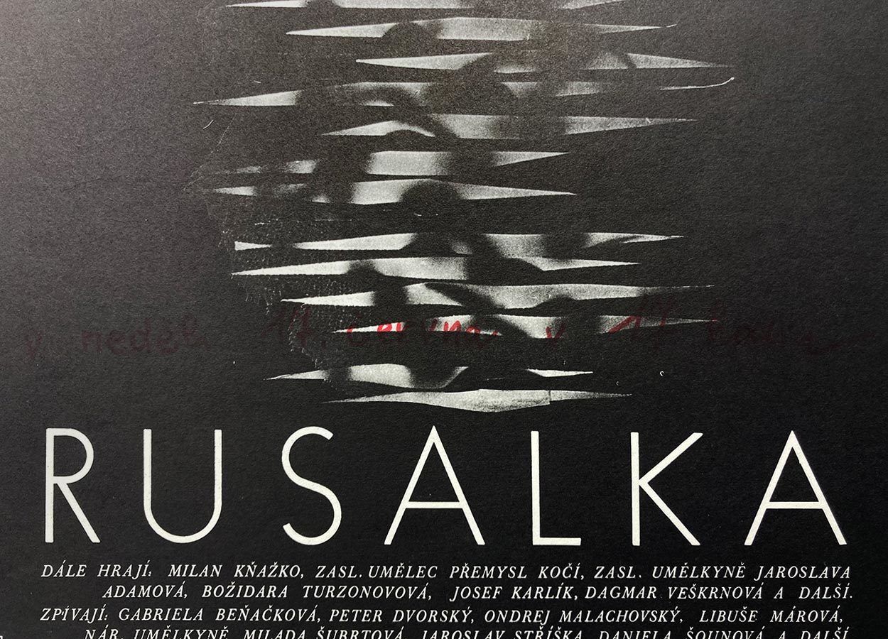 Original Film Poster, Rusalka, Dimitrij Kadrnožka, 1977, Genuine Czech Vintage Print photo furniture