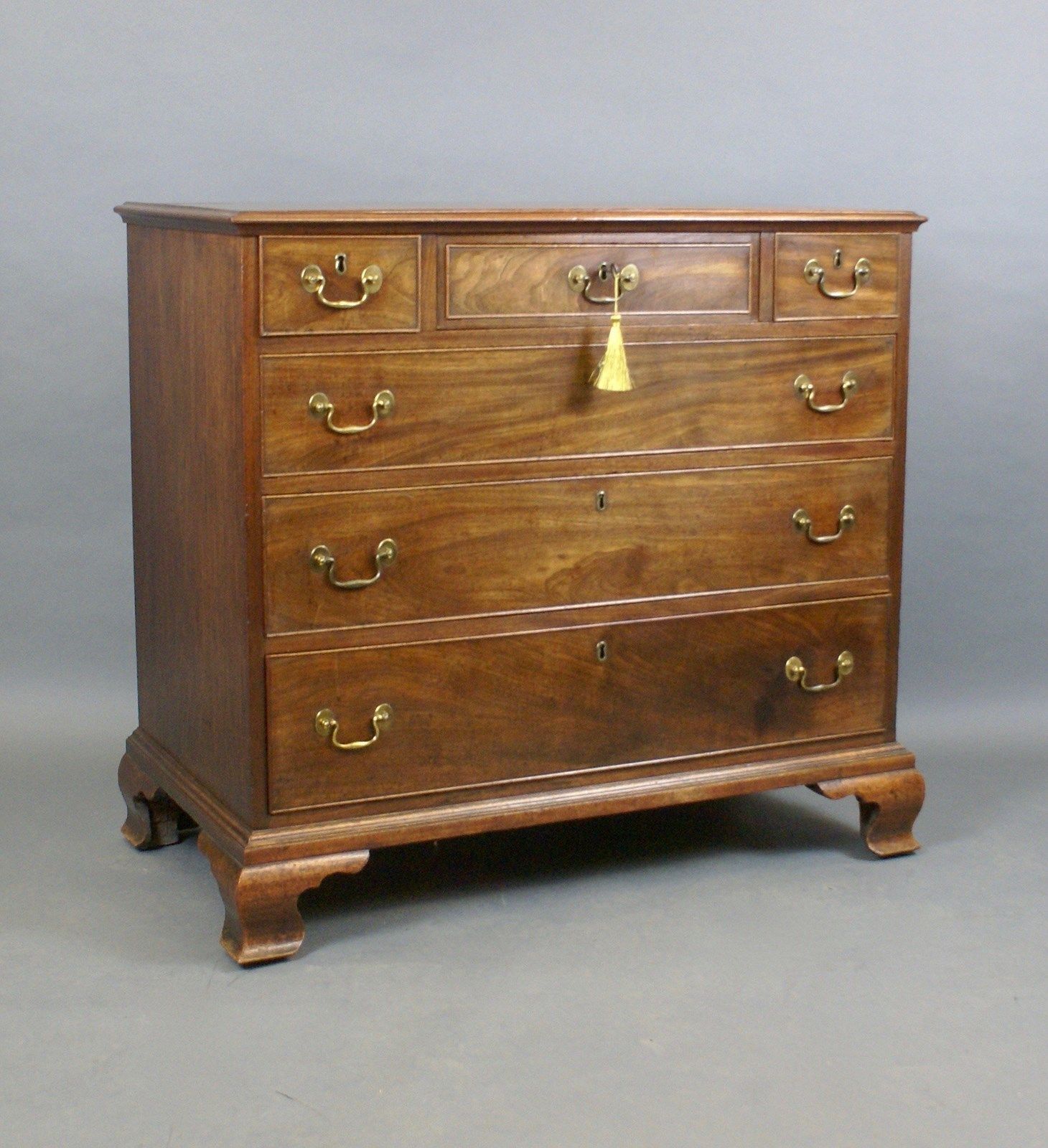 An Unusual Georgian Mahogany Chest Of Drawers photo furniture