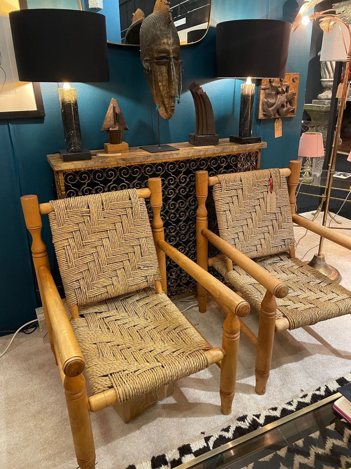 A Wonderful Pair Of 1950s Armchairs By Adrien Audoux And Frida Minet photo Furniture