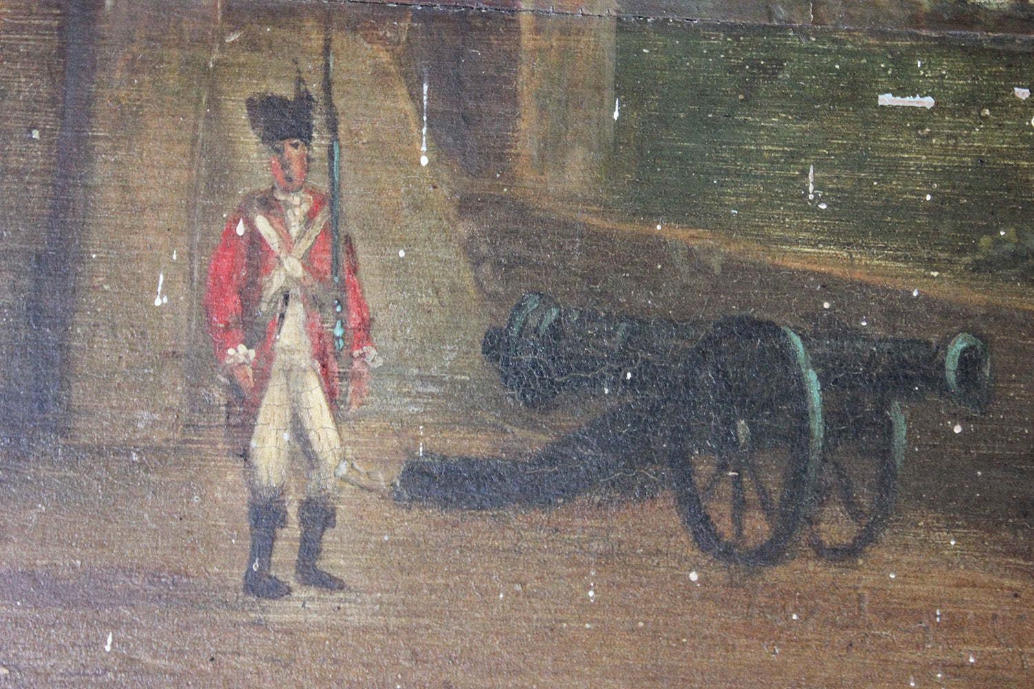 photo buy An 18thc English Provincial School Oil On Panel Of Windsor Castle; Horton Lodge, Windsor, Berkshire C.1770