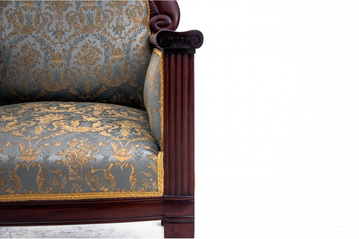 2268.0 A Pair Of Armchairs, Northern Europe, Circa 1870. photo