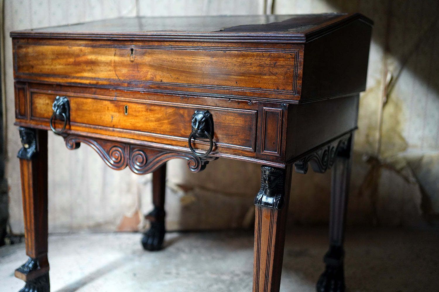 photo furniture A Regency Mahogany Writing Desk In The Manner Of Thomas Hope C.1805 10