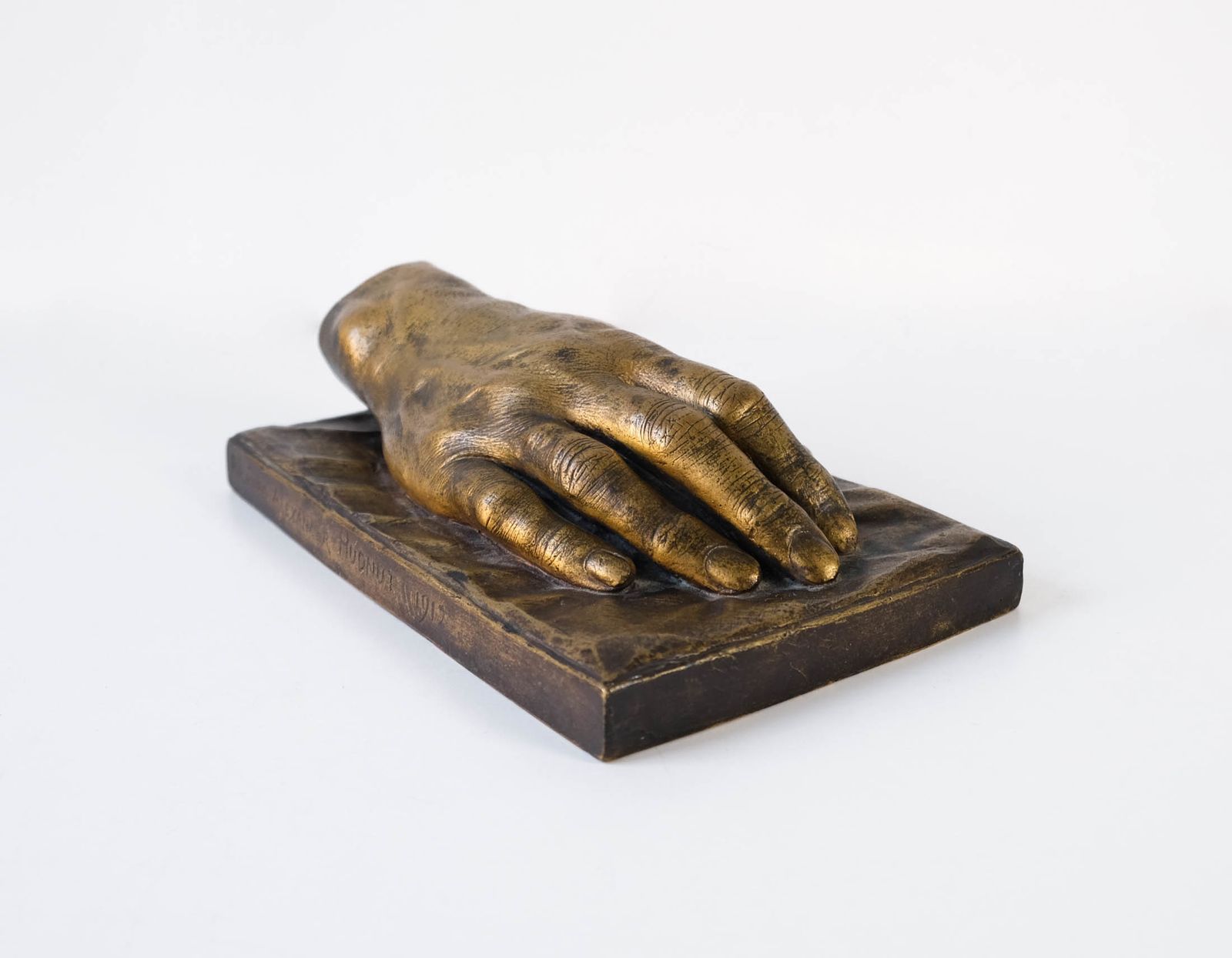 photo furniture Antique French Montagutelli Frères Lost Wax Cast Bronze Sculpture, Richard Hudnut 1912