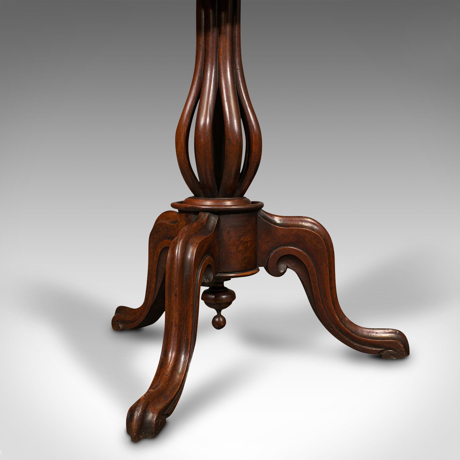 photo for sale Antique Tilt Top Wine Table, English, Walnut, Side, Occasional, Lamp