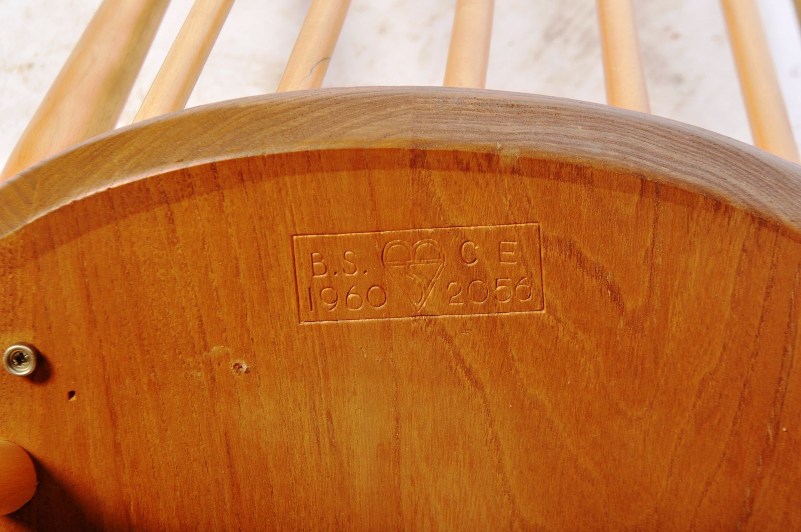 Lucian Ercolani Ercol Goldsmith Beech And Elm Windsor Dining Chairs   Three Chairs In Stock 1960's Ol photo vinterior