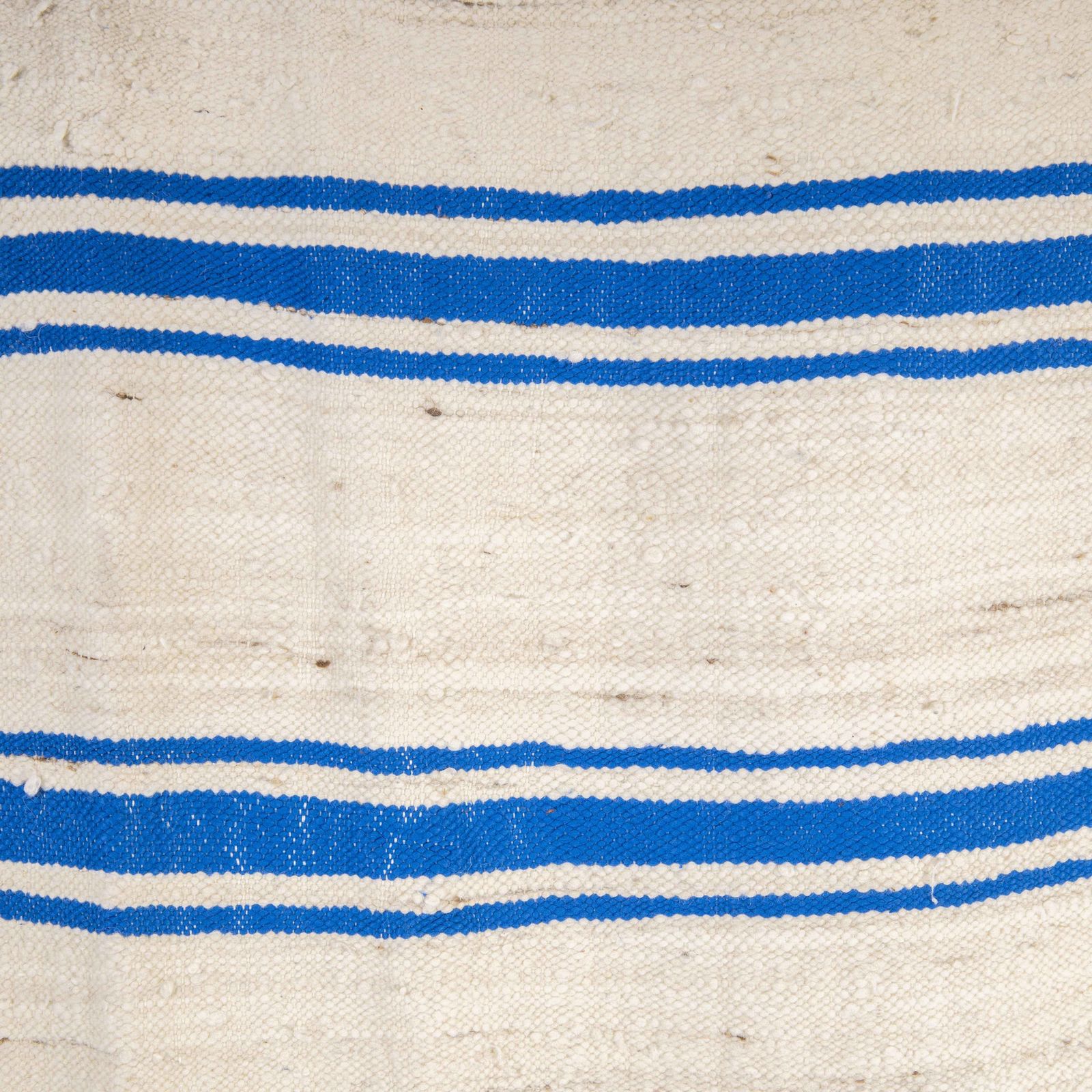 Vintage Berber Blue Stripe Hanbel Rug photo 475.0