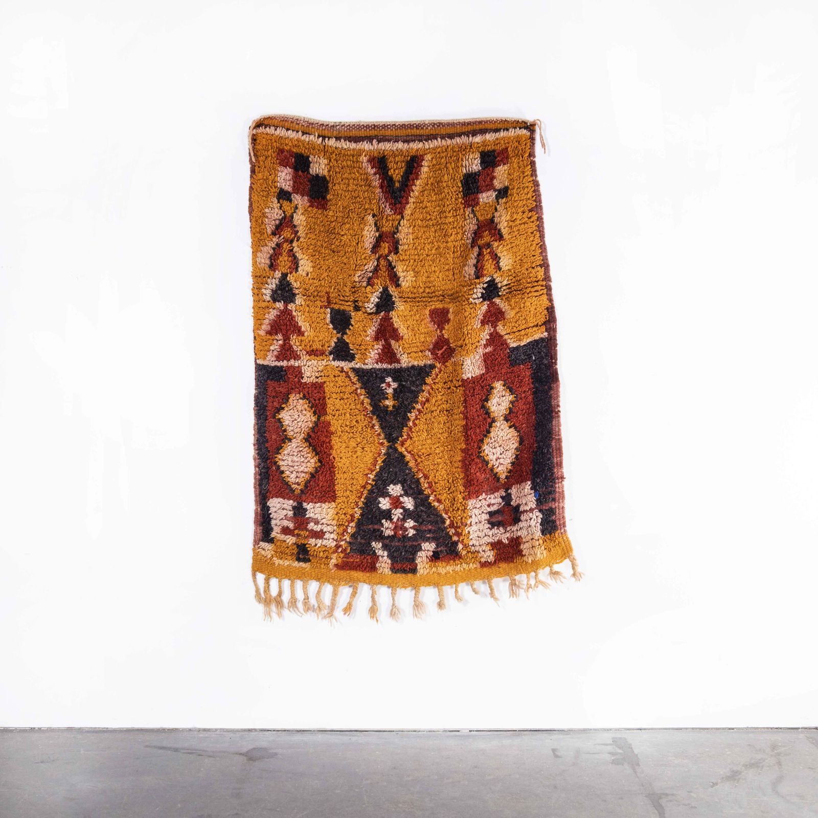 Vintage Berber Azilal Bold Graphic Small Rug photo vintage