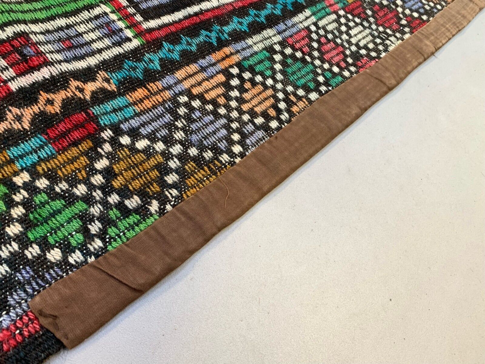 Large Vintage Turkish Kilim Rug 350x195 Cm Wool Jajim Kelim photo 785.0