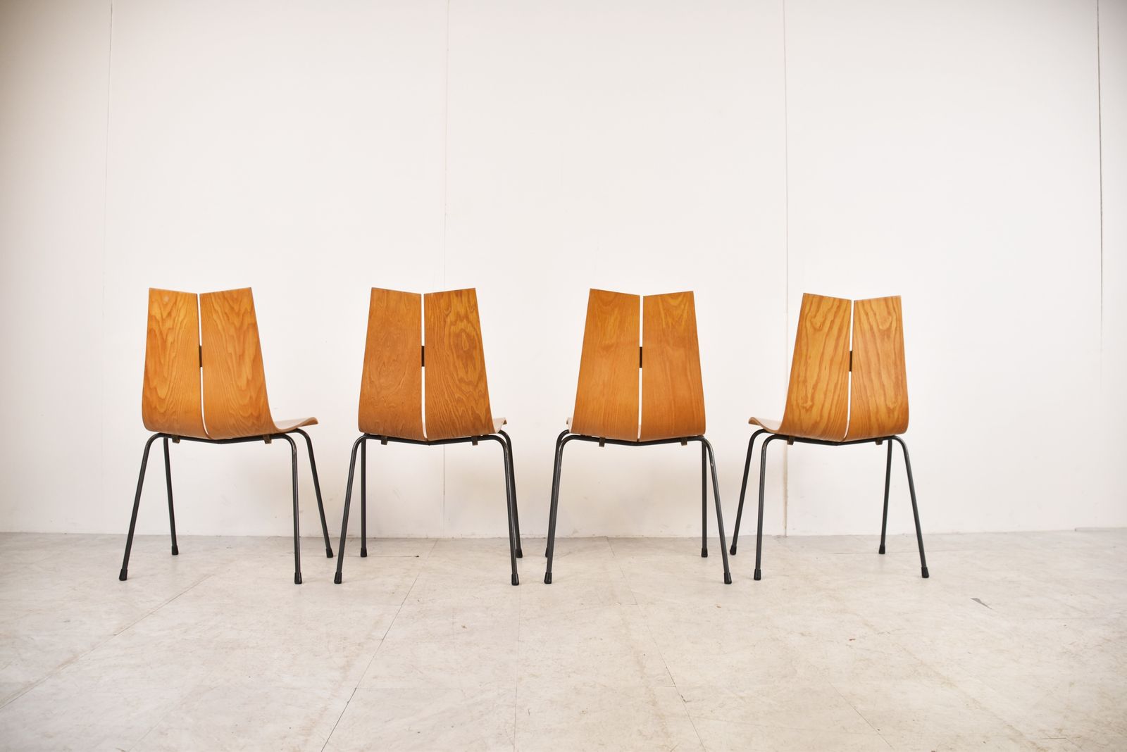 Model Ga Chairs By Hans Bellmann For Horgen Glarus, Set Of 4 photo vintage