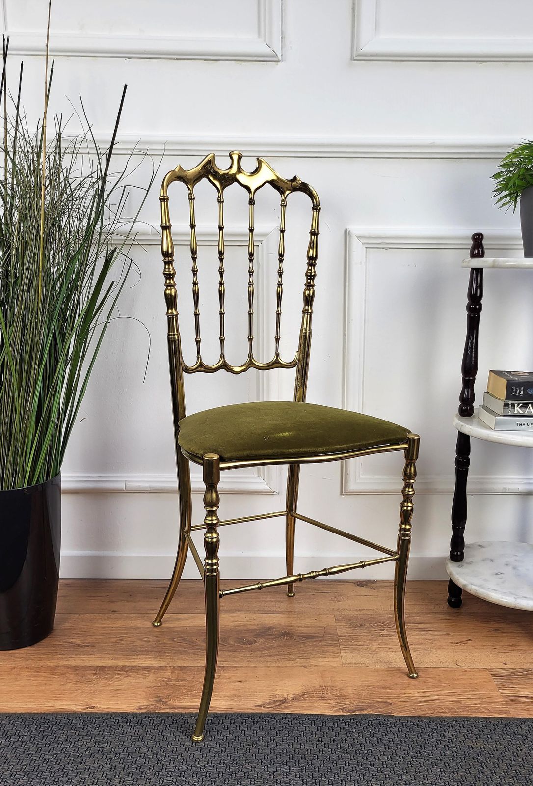 1970s Italian Gilt Brass Chiavari Chair photo furniture