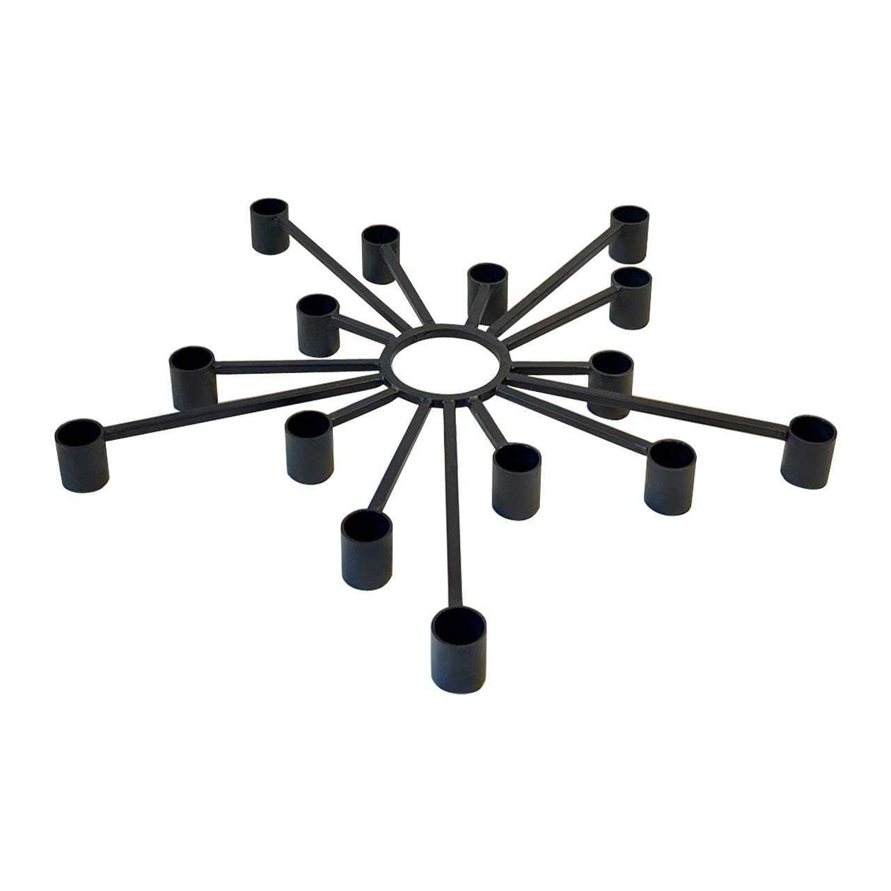 Vintage Danish Shooting Star Candleholder In Black Iron, 1970s photo buy