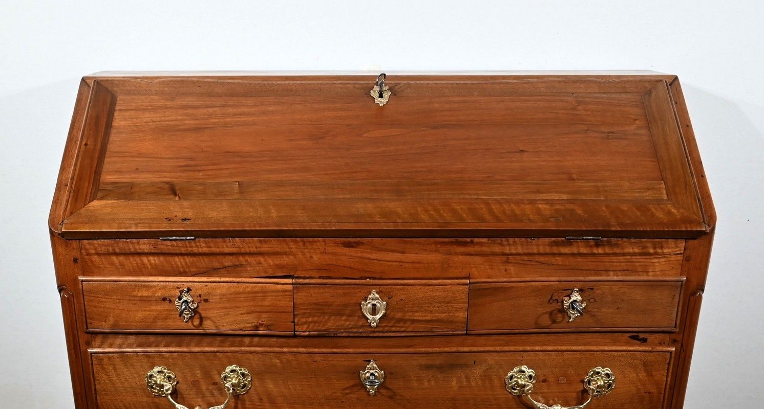 photo for sale Scriban Chest Of Drawers In Walnut, Louis XV Period   18th Century