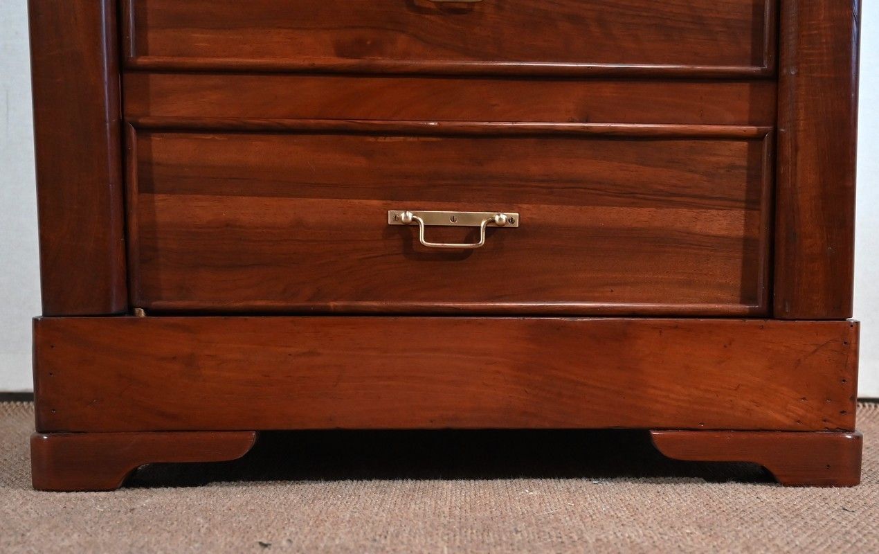 photo buy Faux Cartonnier Mahogany Desk, Restoration Period   1st Part Of The 19th Century