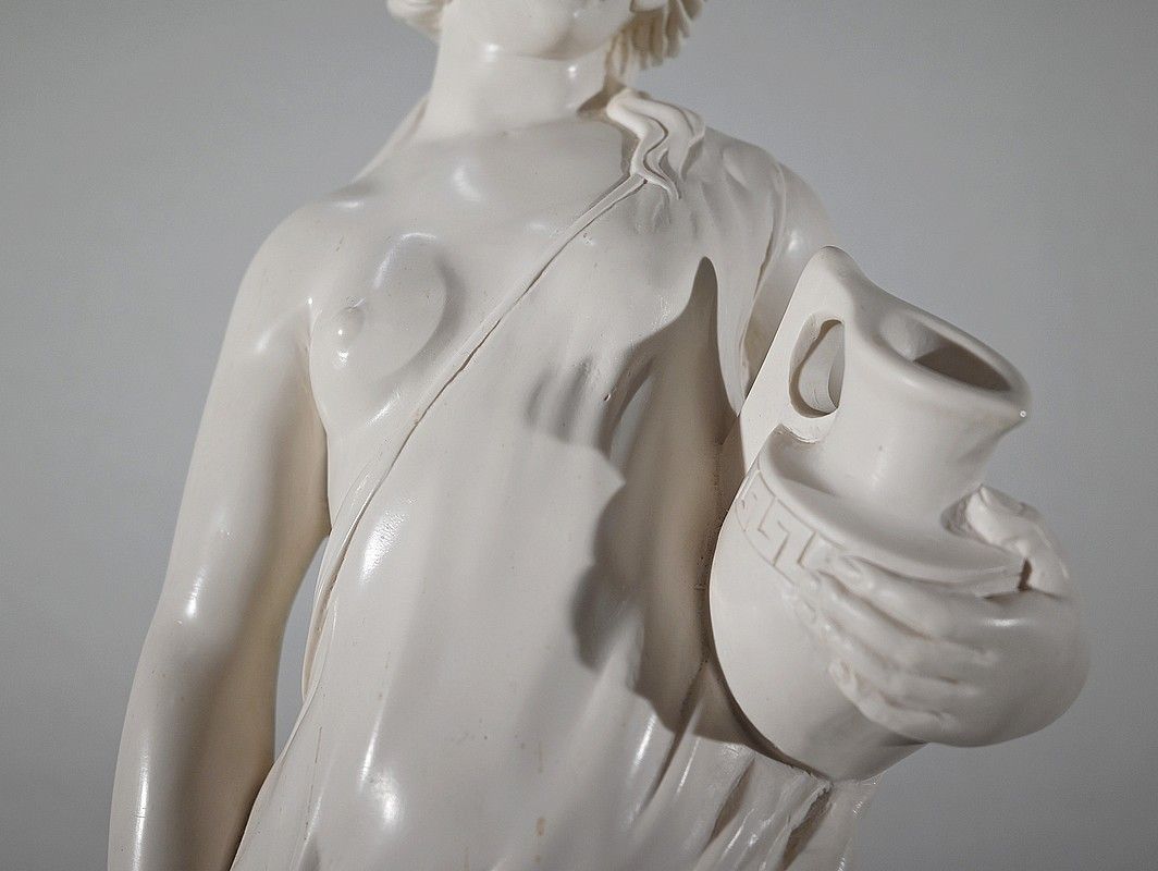 photo furniture Important Statue, "Young Woman With Jugs"   2nd Part 20th