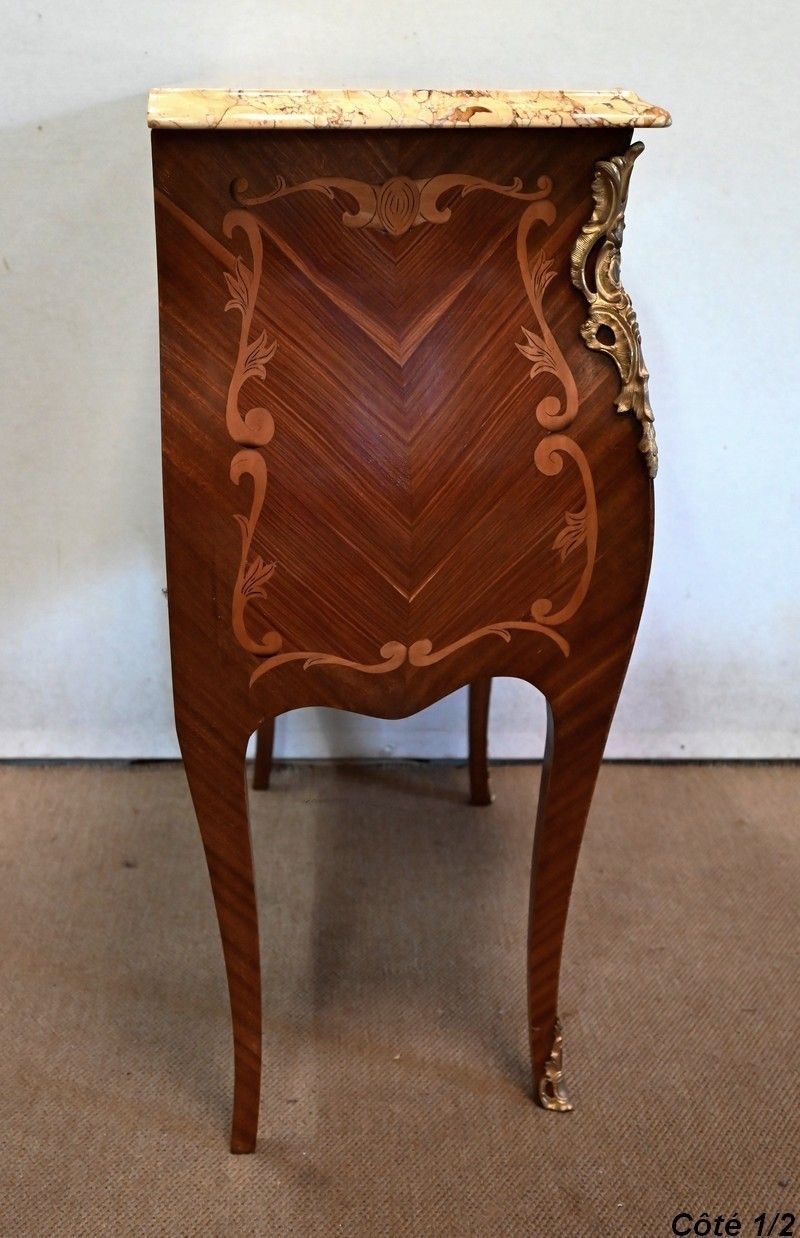 photo vinterior Commode Sauteuse En Acajou, Style Transition Louis XIV / Louis XV –Début Xxe