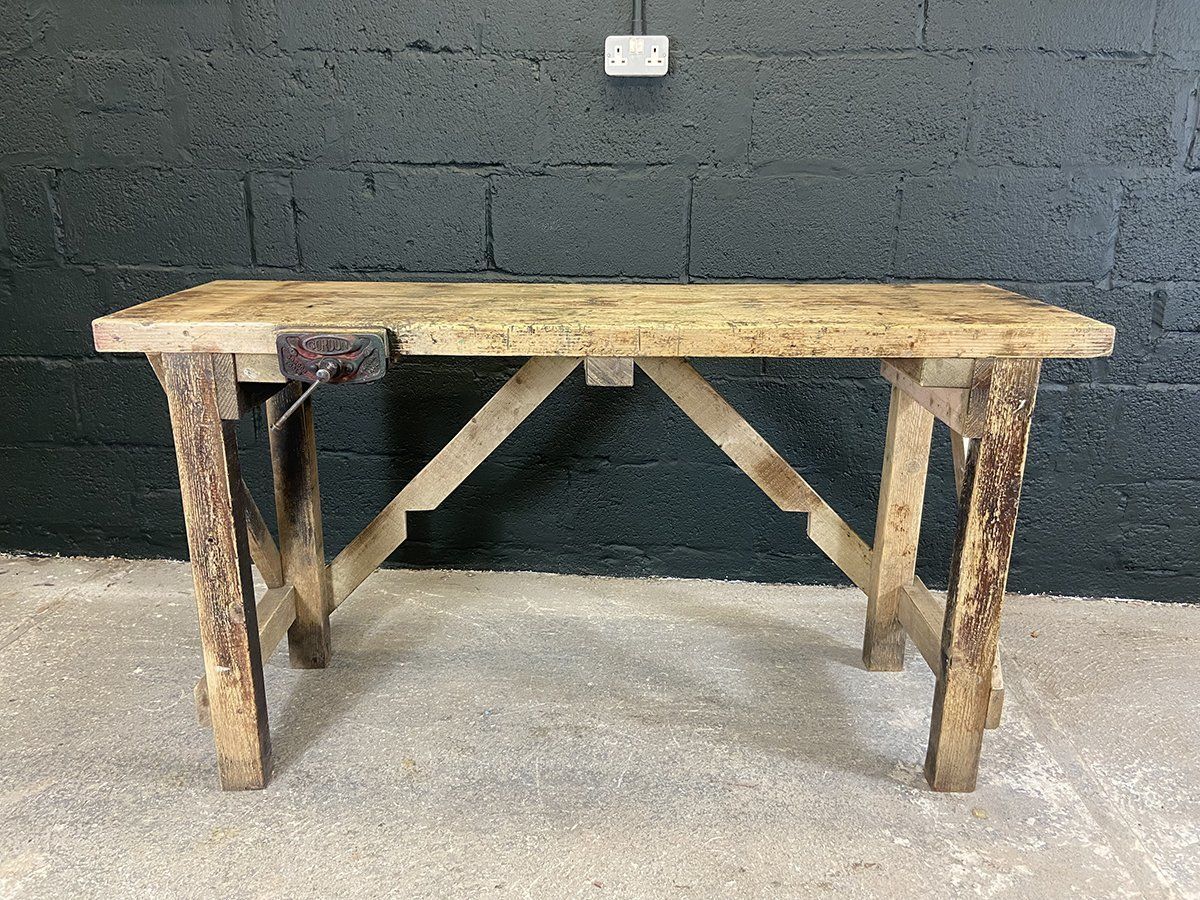 Pine Workshop Bench From West Cornwall photo Furniture