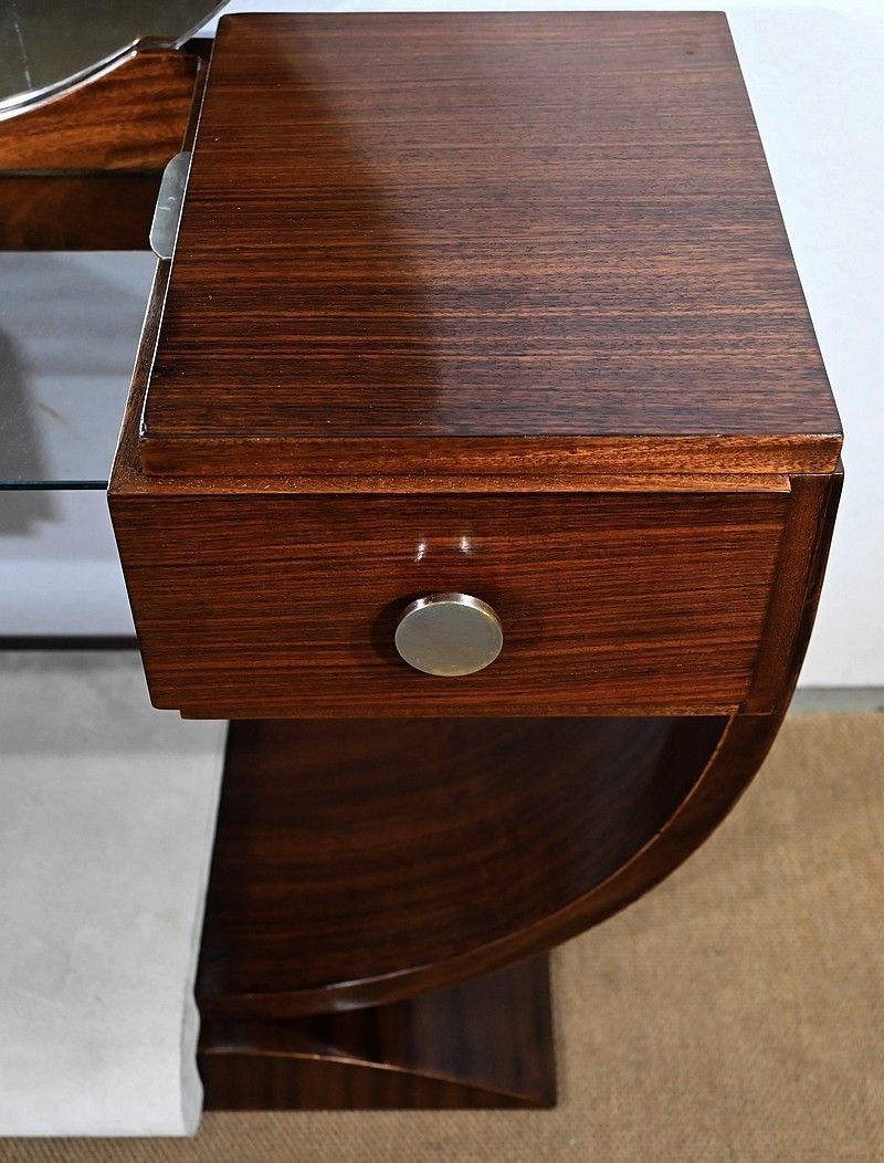 photo furniture Paquebot Dressing Table In Rosewood, Art Deco, Early 20th Century