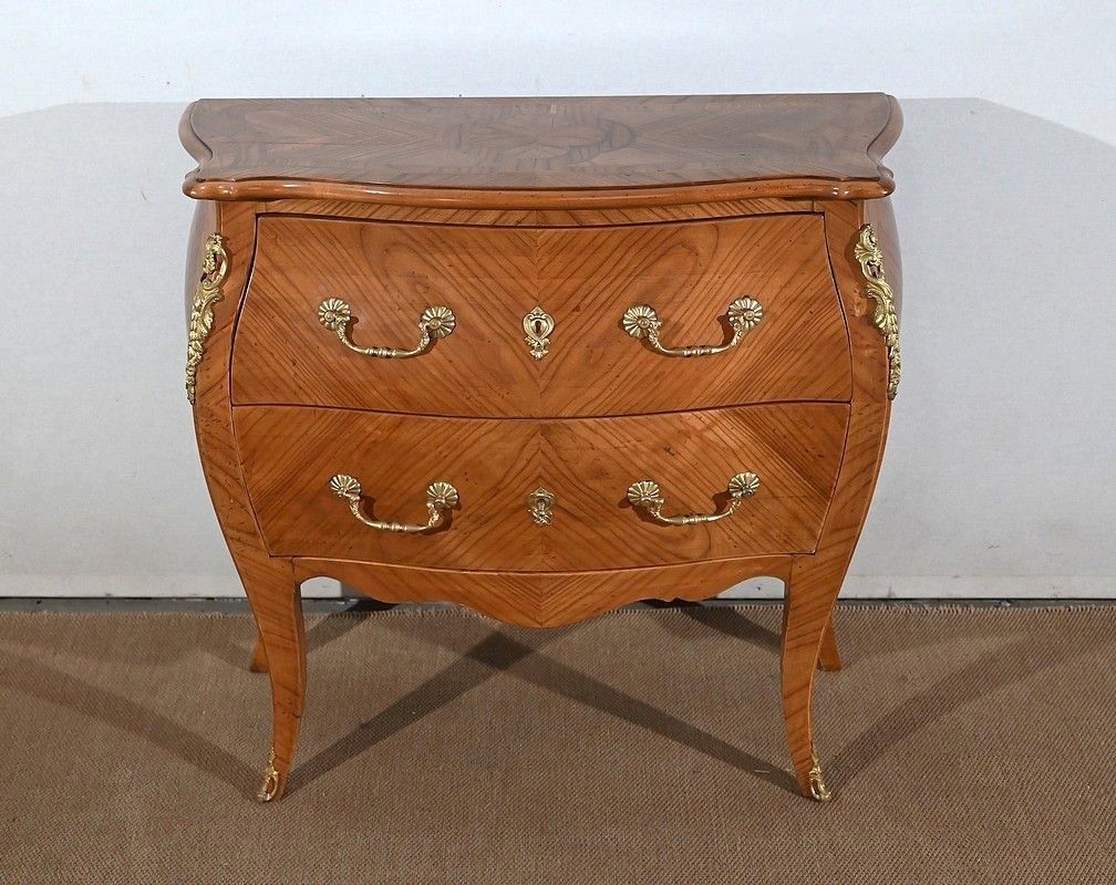 Small Chest Of Drawers In Cherry, Louis XV Style   Early 20th Century