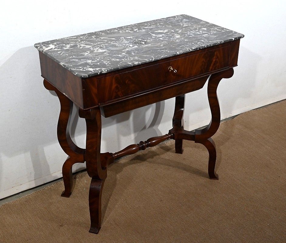 Worker Mahogany Console, Restoration Period   Early 19th Century photo for sale