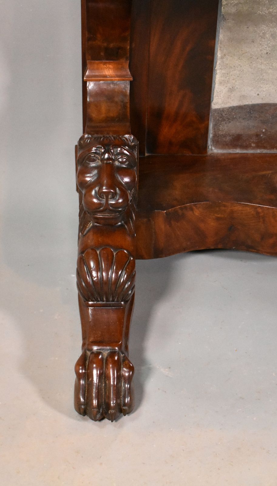 Furniture Antique French Mahogany Console Louis Philippe photo