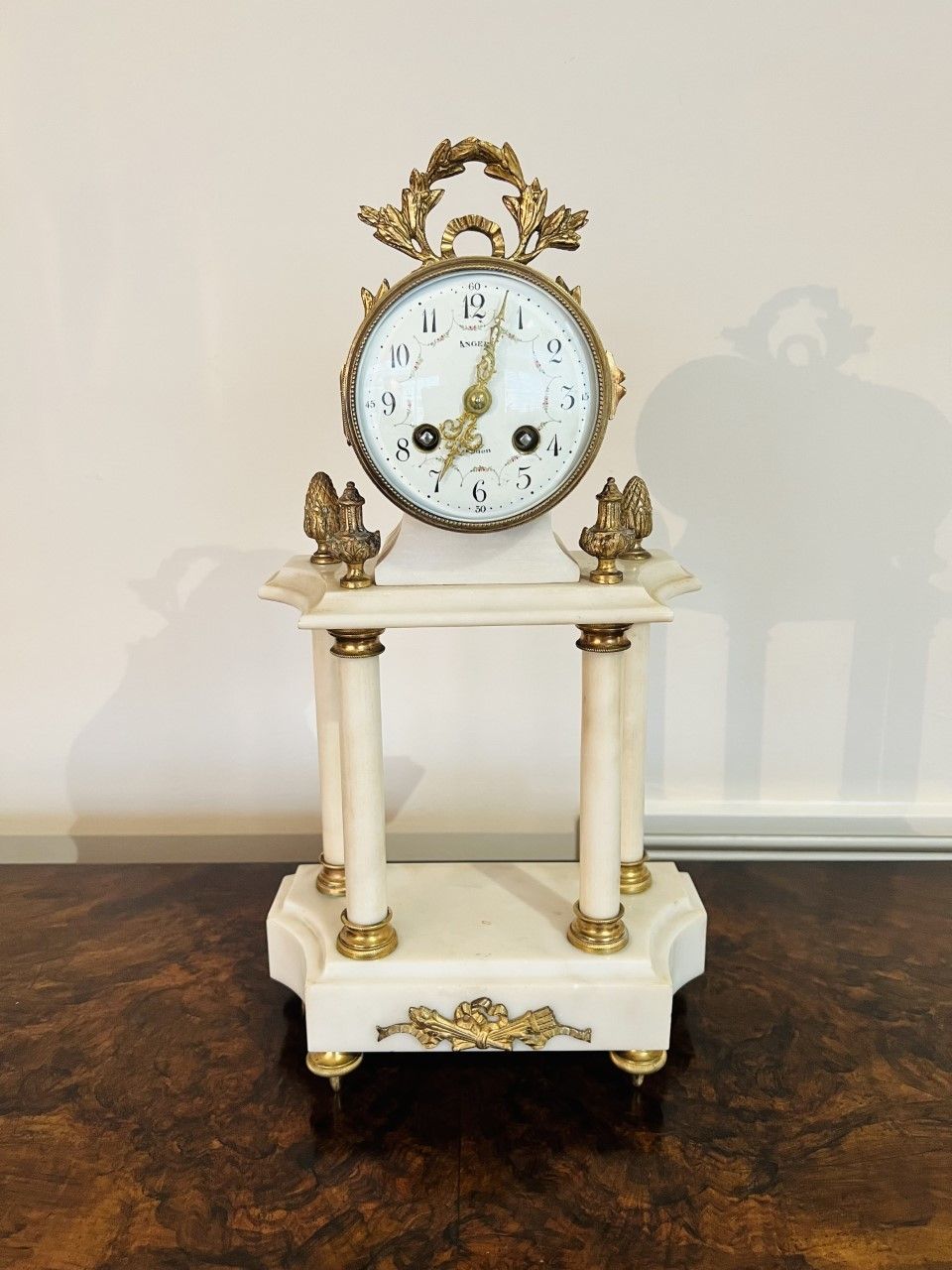 Quality Victorian Clock Garniture With A Pair Of Candelabras photo furniture