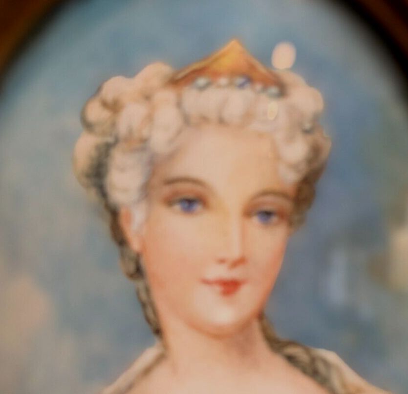Miniature Portrait Of A Young 20th Century Woman photo Art