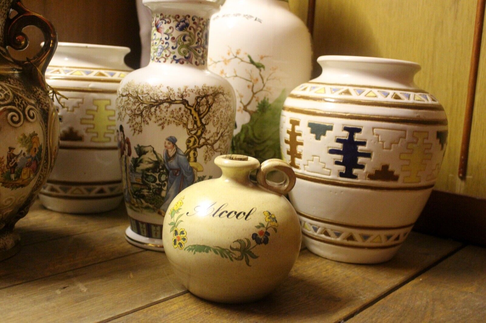 French Pottery Ceramic Alcool Pot For Water, Alcoholic Drinks 1940 photo vinterior