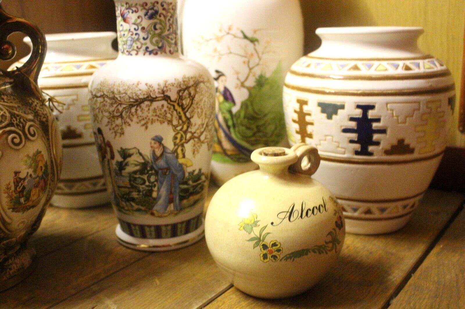 French Pottery Ceramic Alcool Pot For Water, Alcoholic Drinks 1940 photo buy