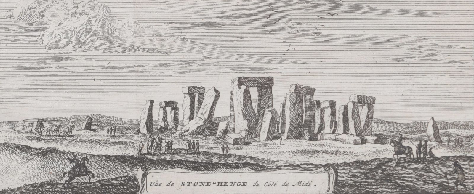 Pieter Van Der Aa (1659 1733), After David Loggan (1634–1692) Stonehenge (1727) photo for sale