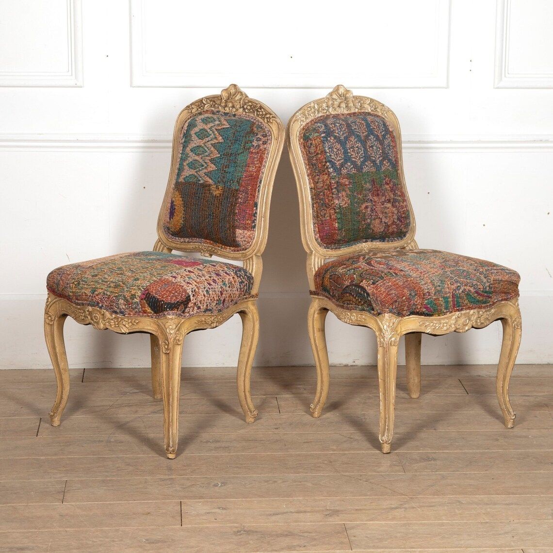 Stunning Pair Of Antique C19th Century French Side Chairs photo Furniture
