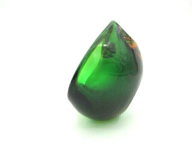 Xl Murano Archimede Seguso Space Age Sculpture Sommerso Green Amber Glass Geode photo Home Decor
