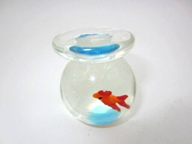 Cristiano Balbi Crystal Fishball Fish And Bubbles Italian Sculpture Paperweight photo furniture
