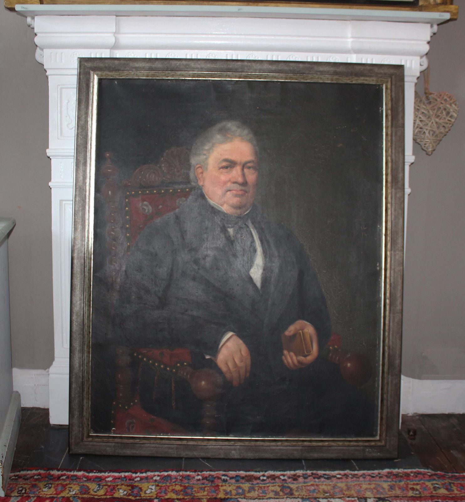photo furniture Antique French Portrait Of  A Bordeaux Dignitary