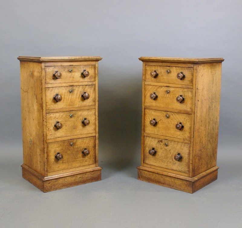 A Pair Of Walnut Aesthetic Movement Chests photo furniture