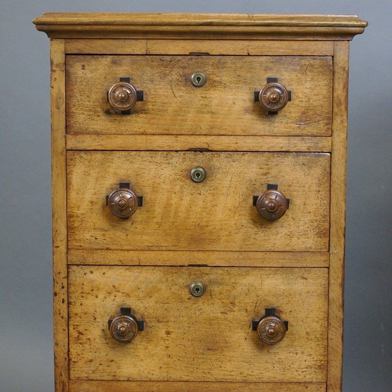 A Pair Of Walnut Aesthetic Movement Chests photo for sale