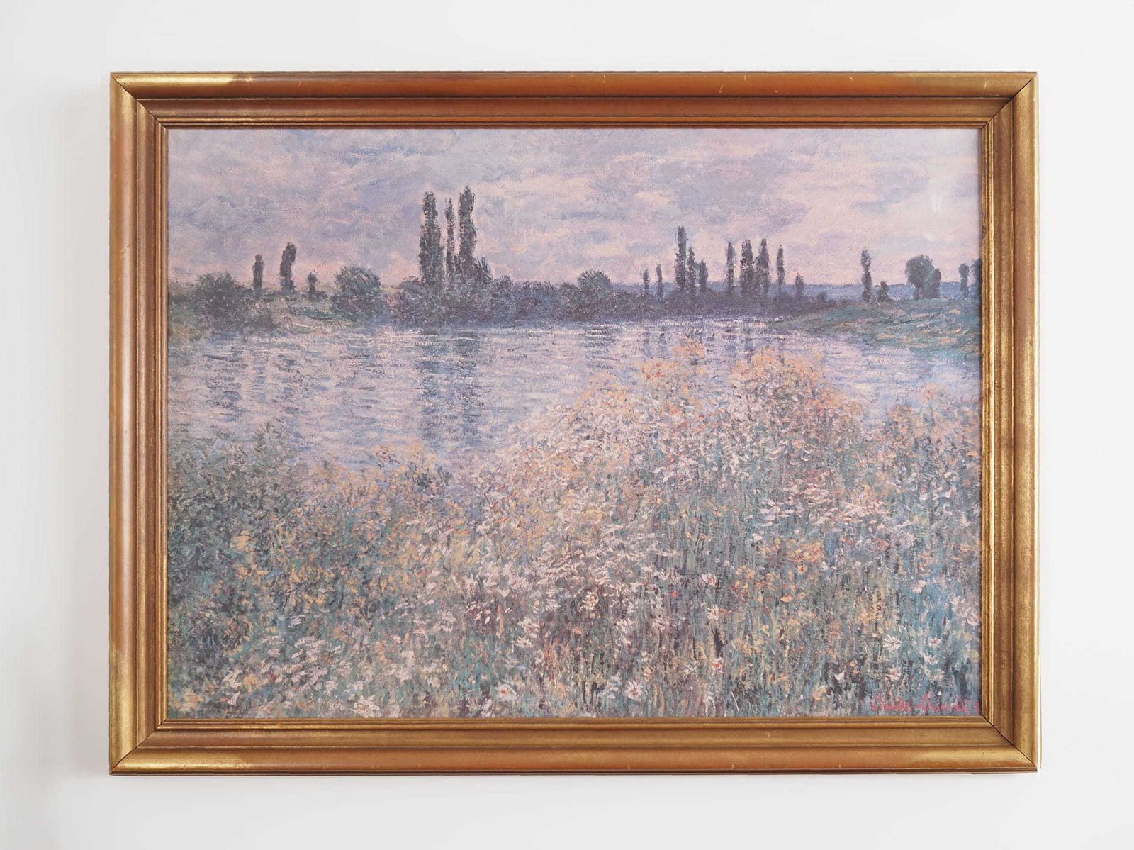Painting „The Blue Meadow”, Copy, Claude Monet photo for sale
