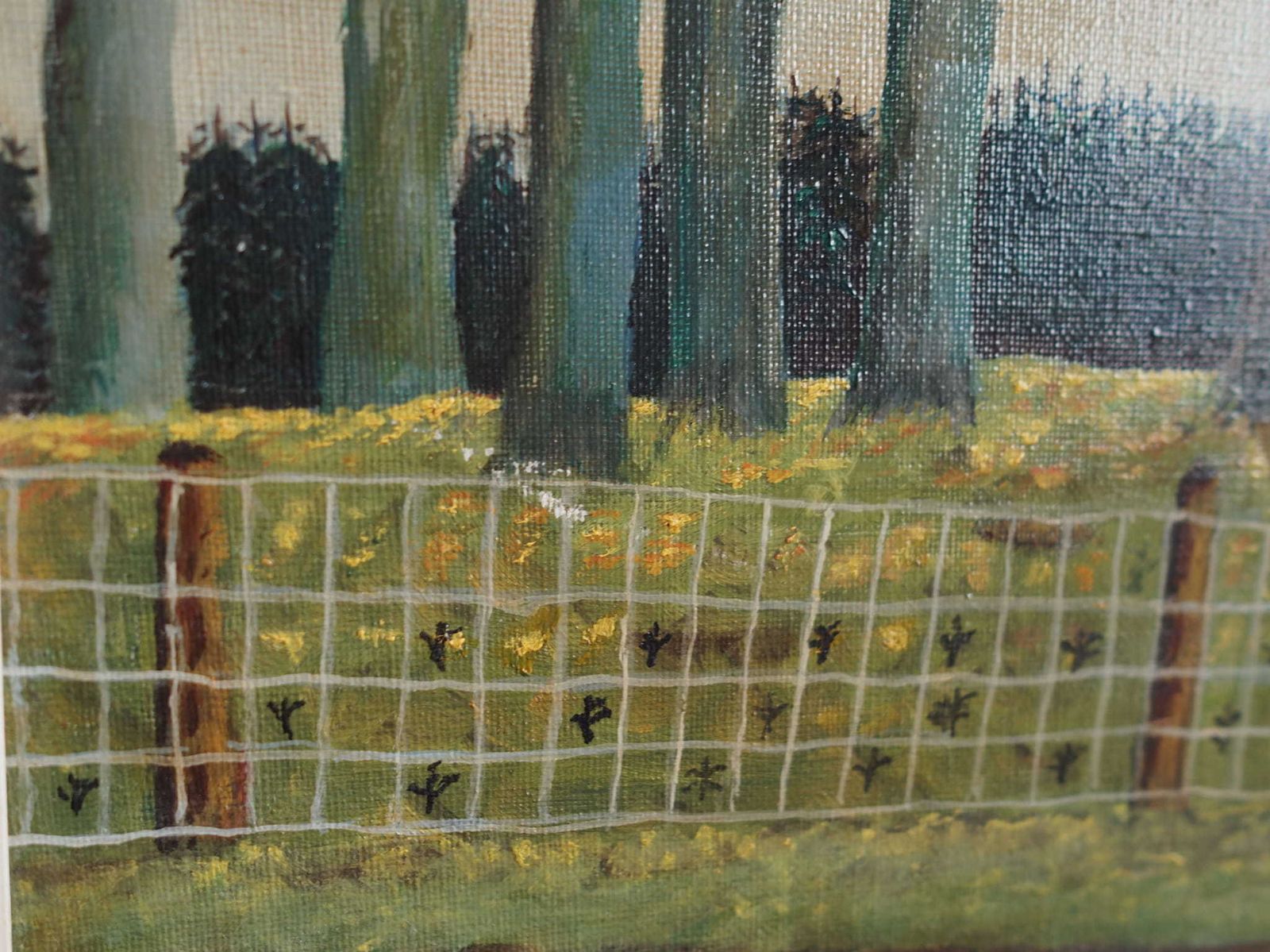 photo furniture Painting „The Road To The Forest”, Scandinavian Design, 1960s