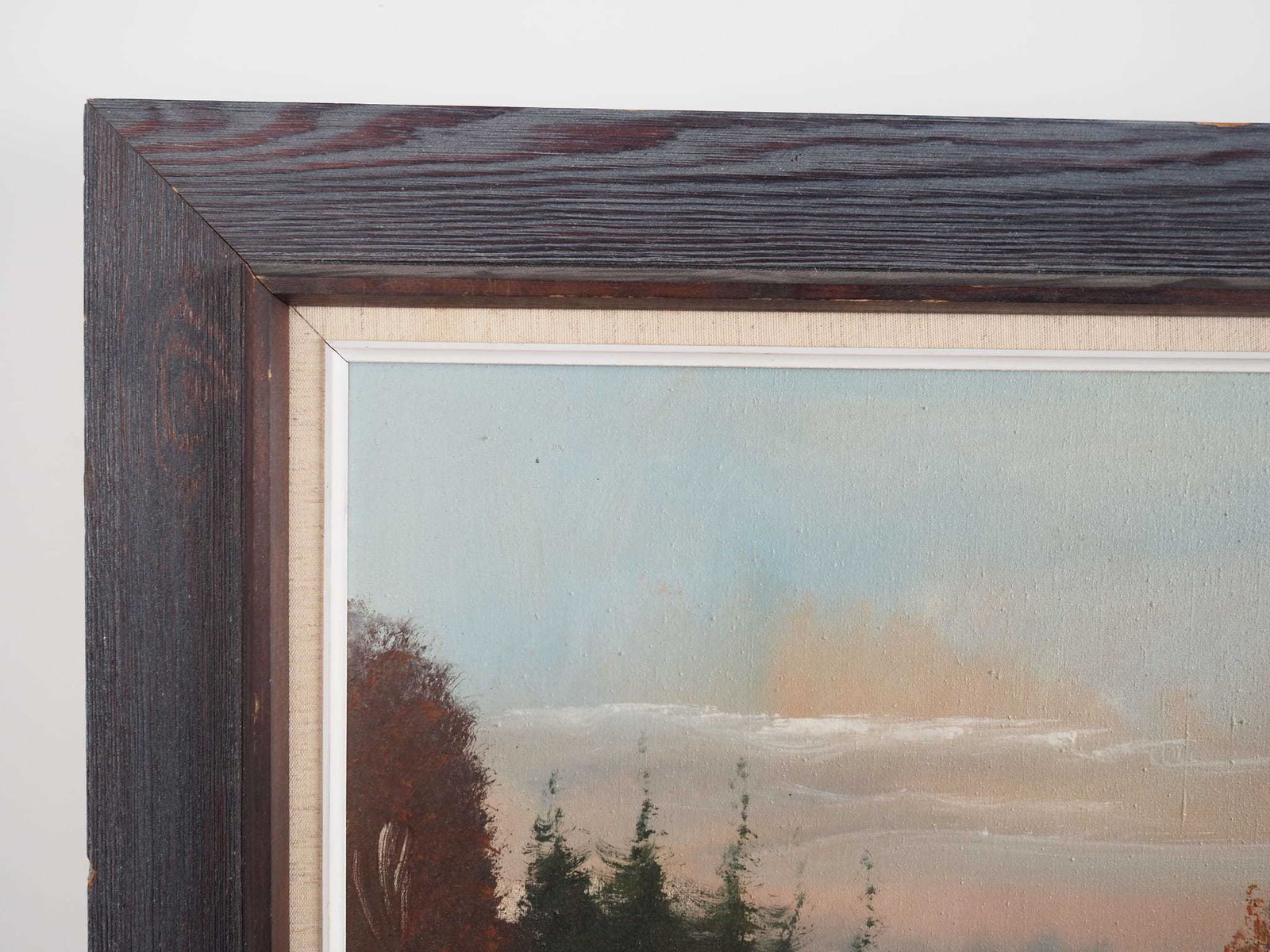 Schilderij „The Farmhouse On The Side", Scandinavian Design, Jaren 1970 photo vinterior