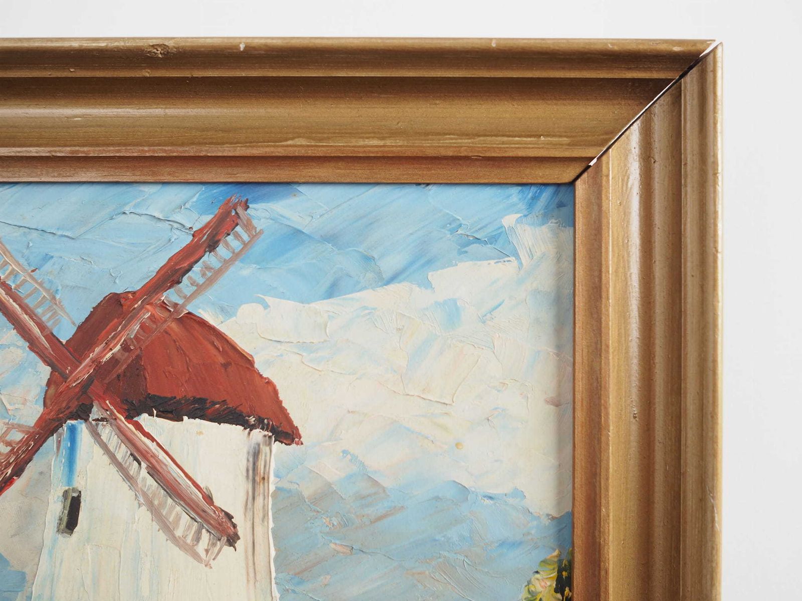 Schilderij „The Colourful Windmill", Scandinavisch Design, 20e Eeuw, Van Aage Verner Thrane photo vinterior
