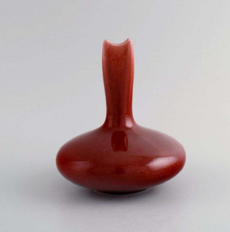 Early Rörstrand Art Nouveau Vase In Glazed Faience, Early 20th C photo for sale