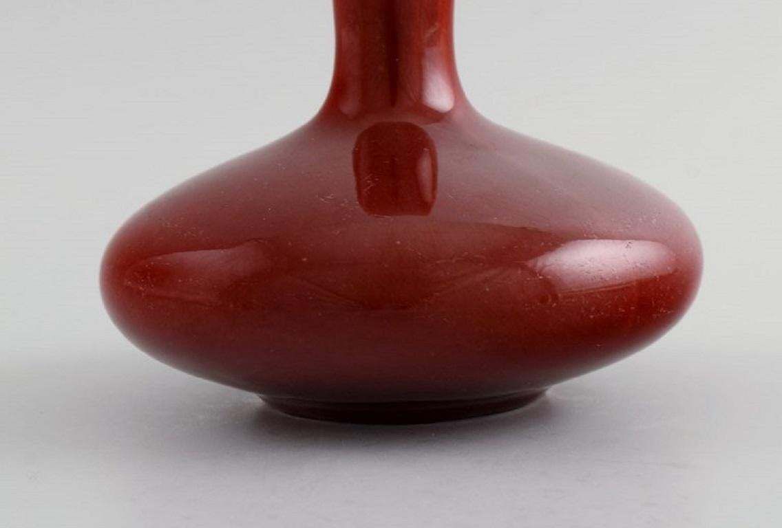 Early Rörstrand Art Nouveau Vase In Glazed Faience, Early 20th C photo 364.0