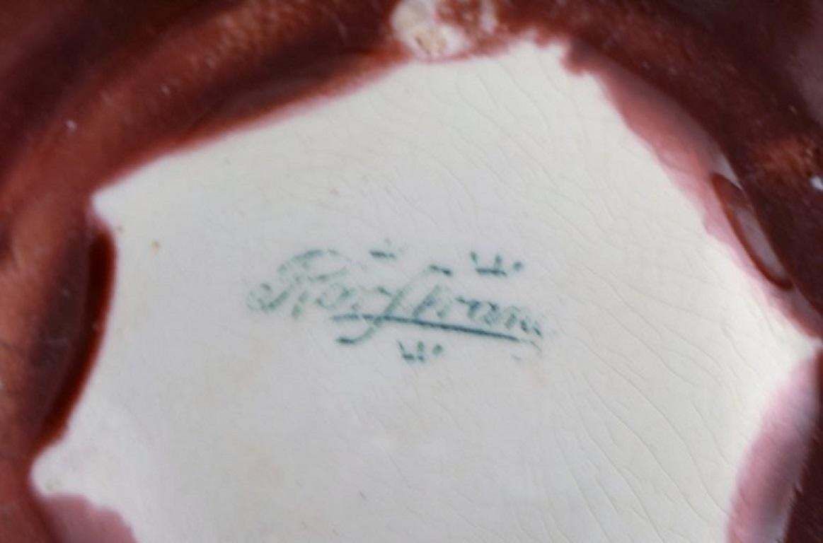 Early Rörstrand Art Nouveau Vase In Glazed Faience, Early 20th C photo vinterior