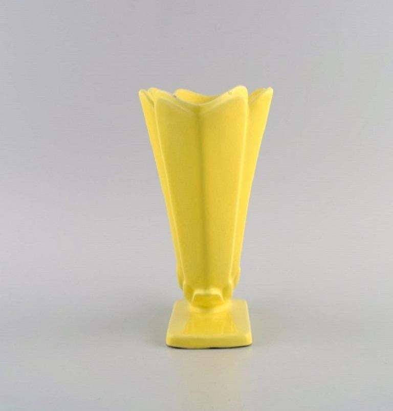 European Studio Ceramist Unique Vase In Glazed Ceramics  Mid 20th C photo furniture