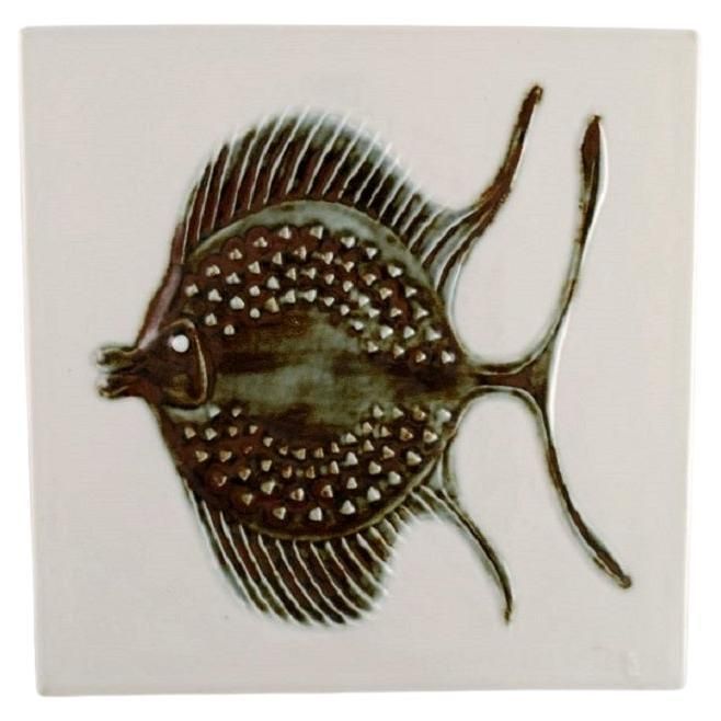 Bertil Lundgren For Rörstrand, "Gallery 1" Wall Plaque In Glazed Porcelain